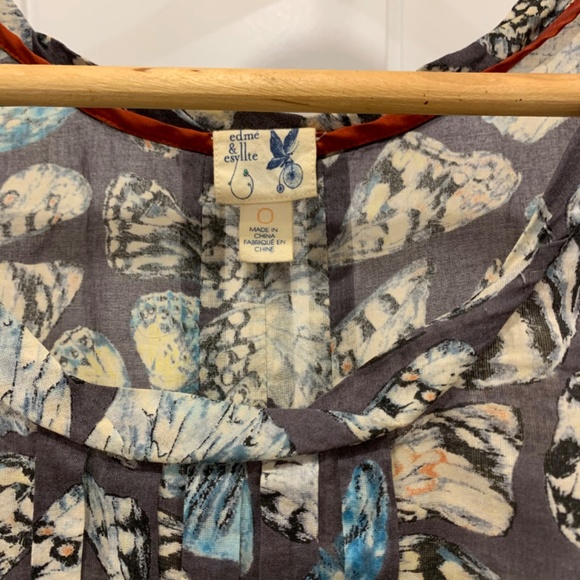 Anthropologie edme & esyllte butterfly top - Picture 3 of 3